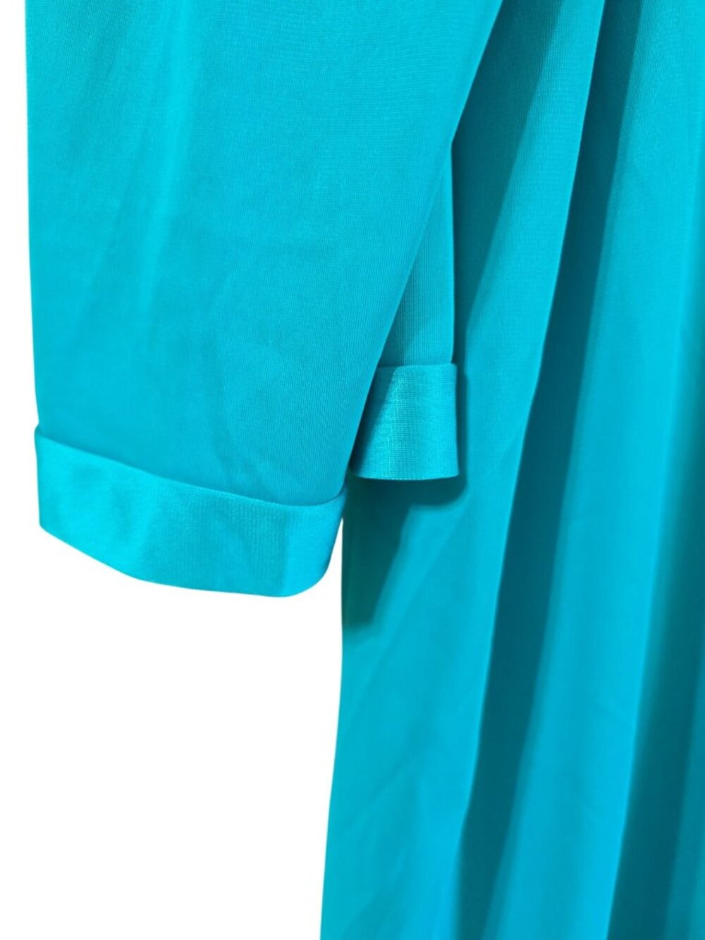 Vintage 1990's Vanity Fair, Lot of 2, Teal Nylon Long Sleeve, Long Robes, XXXL - Picture 5 of 9